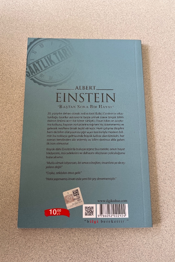 ALBERT EINSTEIN BAŞTAN SONA BIR HAYAT