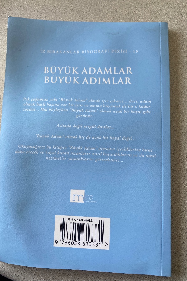 BÜYÜM ADAMLAR BÜYÜK ADIMLAR