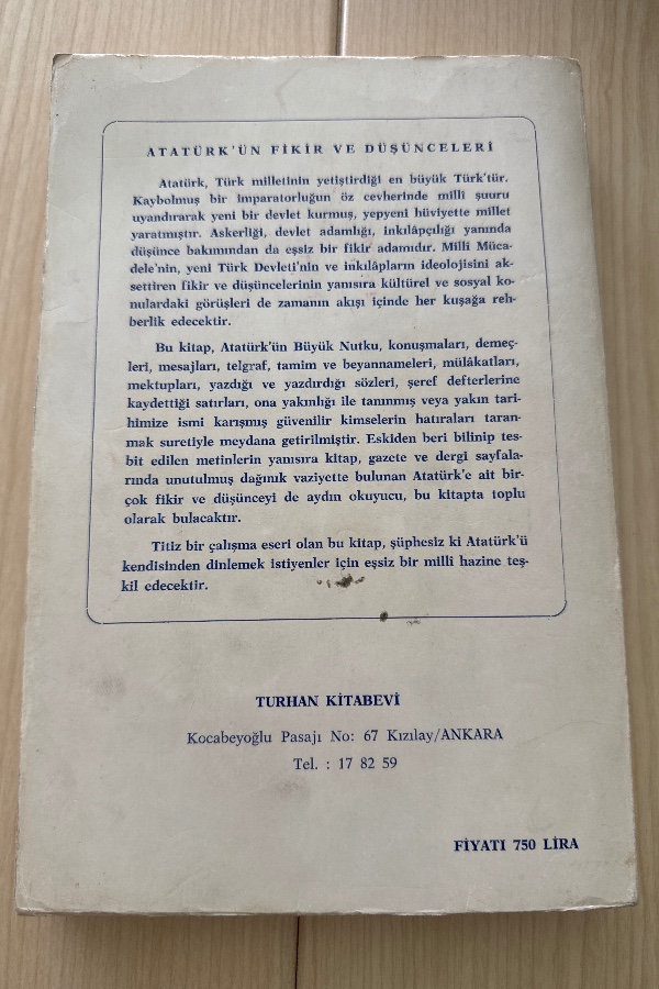 ATATÜRK’ÜN FIKIR VE DÜŞÜNCELERI