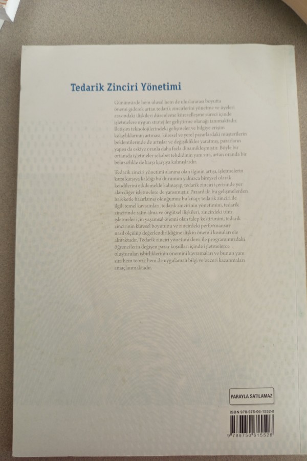 TEDARIK ZINCIRI YÖNETIMI