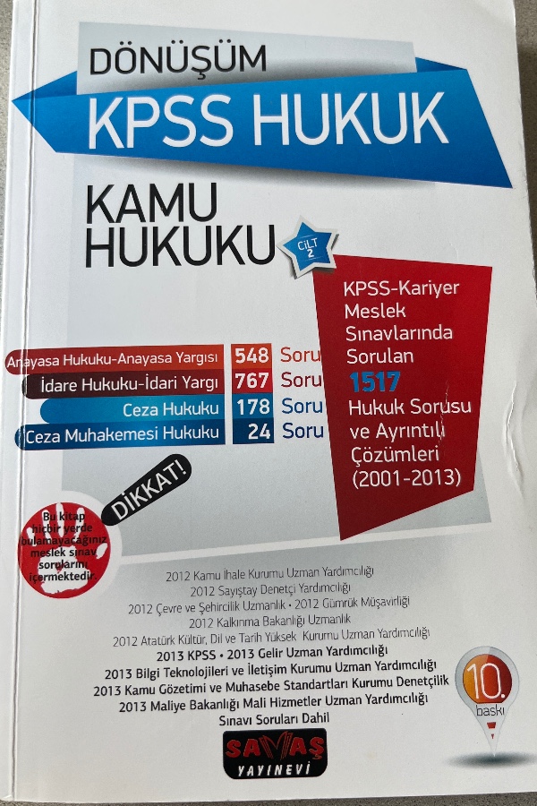 DÖNÜŞÜM KPSS HUKUK -KAMU HUKUKU