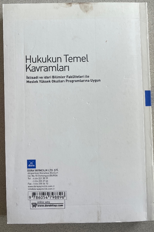 HUKUKUN TEMEL KAVRAMLARI