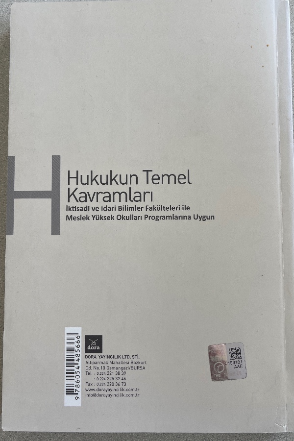 HUKUKUN TEMEL KAVRAMLARI