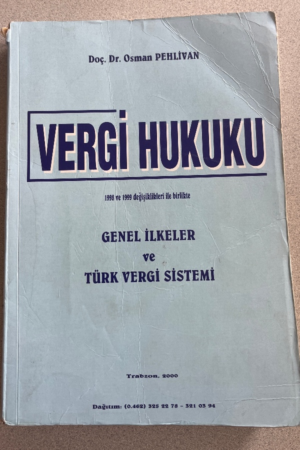 VERGI HUKUKU GENEL ILKELER VE TÜRK VERGI SISTEMI
