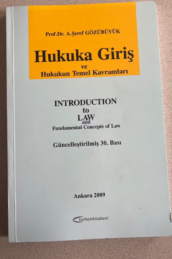 HUKUKA GIRIŞ VE HUKUKUN TEMEL KAVRAMLARI