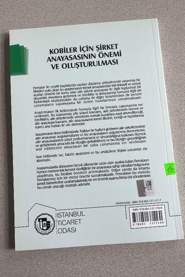 KOBİ’LER IÇIN ŞIRKET ANAYASASININ ÖNEMI VE OLUŞTURULMASI