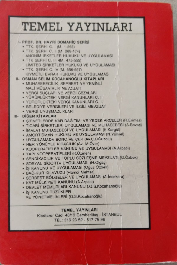 MUHASEBECILIK VE MALI MÜŞAVIRLIK MEVZUATI