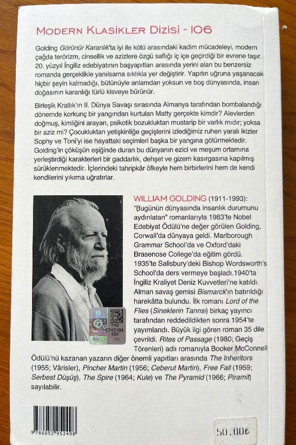 GÖRÜNÜR KARANLIK