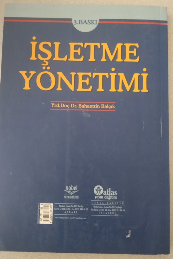 İŞLETME YÖNETIMI