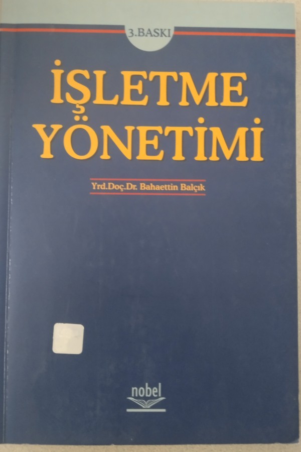 İŞLETME YÖNETIMI