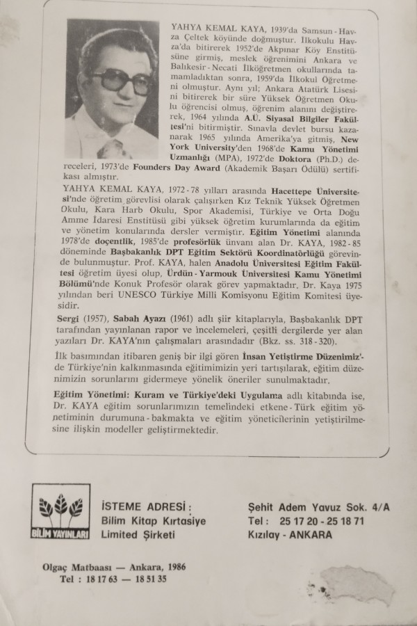 EĞITIM YÖNETIMI KURAM VE TÜRKIYE'DEKI UYGULAMA