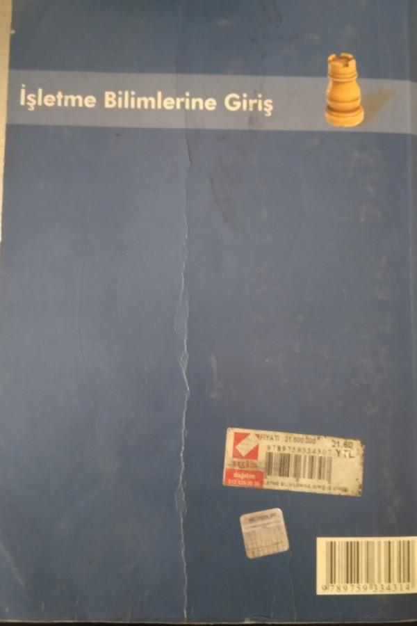 İŞLETME BILIMLERINE GIRIŞ