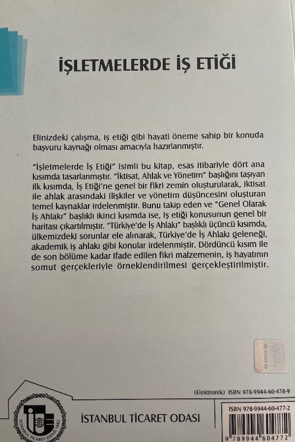 İŞLETMELERDE IŞ ETIĞI