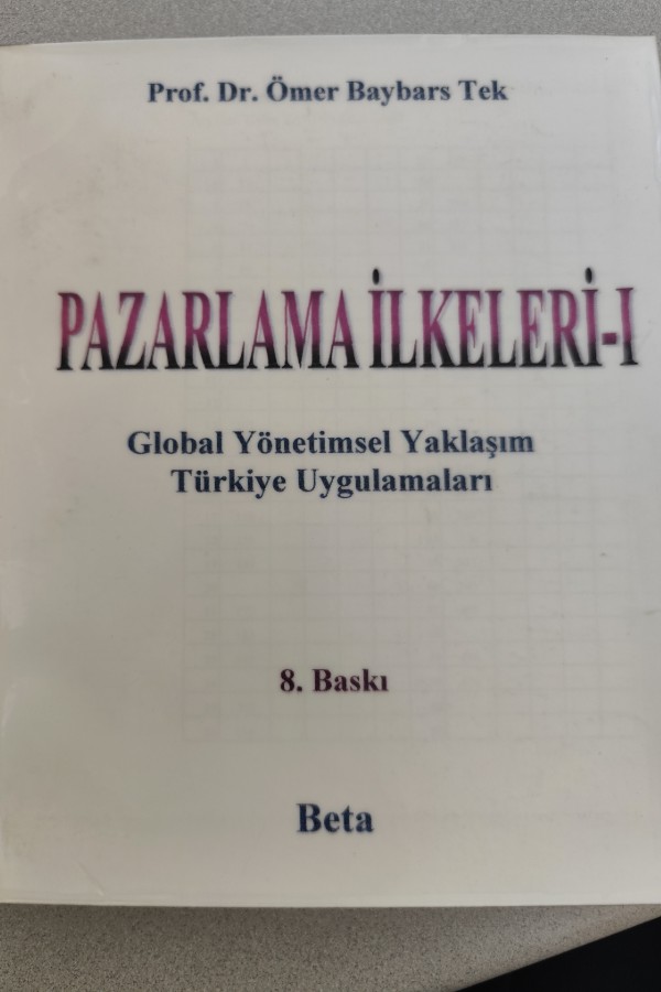 PAZARLAMA İLKELERI 1