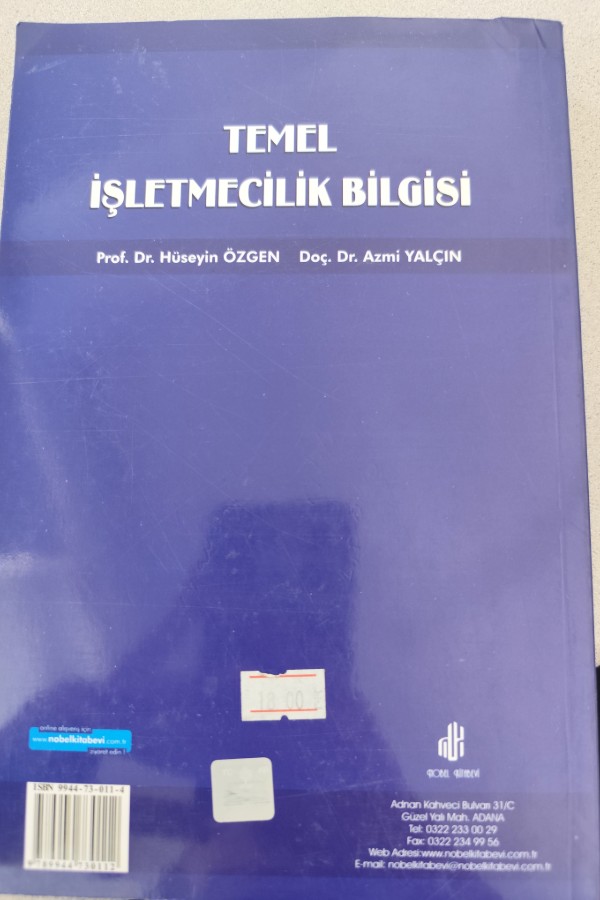 TEMEL İŞLETMECILIK BILGISI