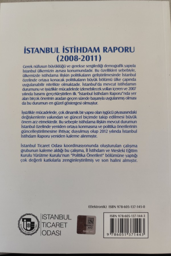 İSTANBUL İSTIHDAM RAPORU 2008/2011