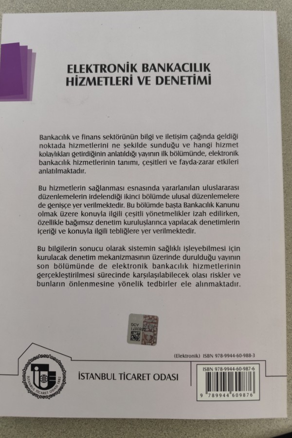 ELEKTRONIK BANKACILIK HIZMETLERI VE DENETIMI