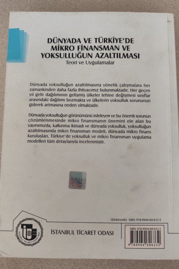 DÜNYADA VE TÜRKIYE'DE MIKRO FINANSMAN VE YOKSULLUĞUN AZALTILMASI