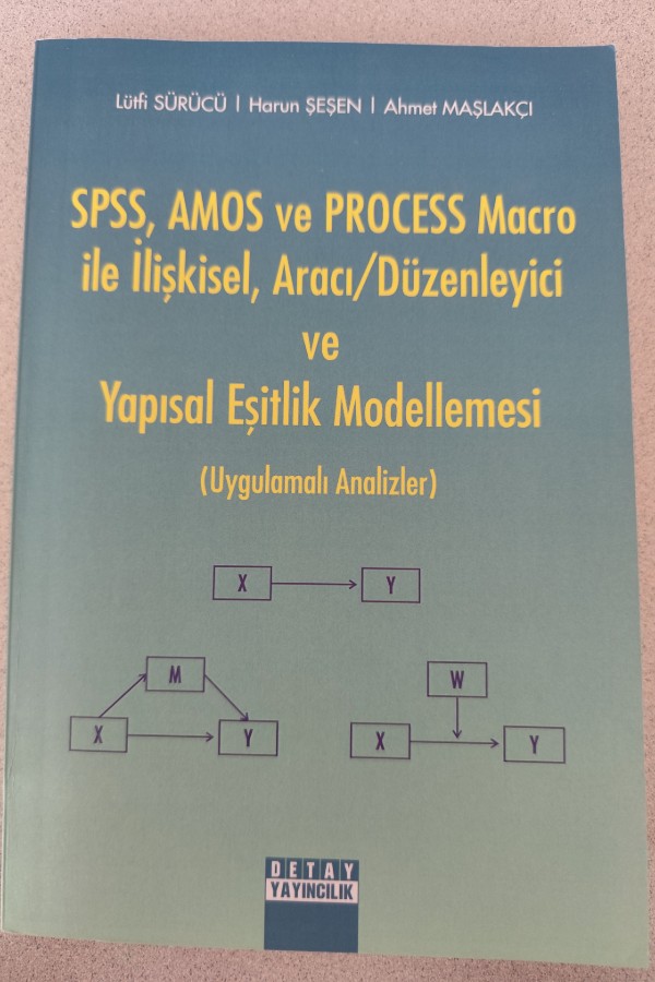 SPSS, AMOS VE PROCESS MACRO İLE İLIŞKISEL, ARACI/DÜZENLEYICI VE YAPISAL EŞITLIK MODELLEMESI