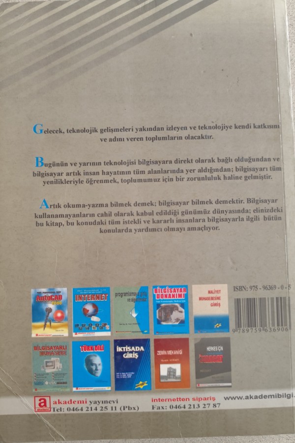 BAŞLANGIÇTAN İLERI SEVIYEYE BILGISAYAR VE İNTERNET