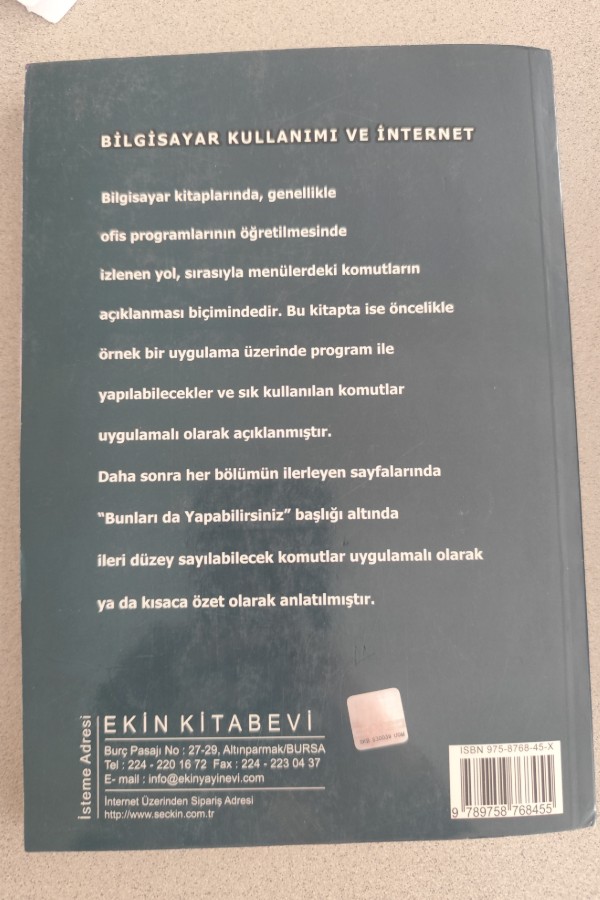 BILGISAYAR KULLANIMI VE İNTERNET