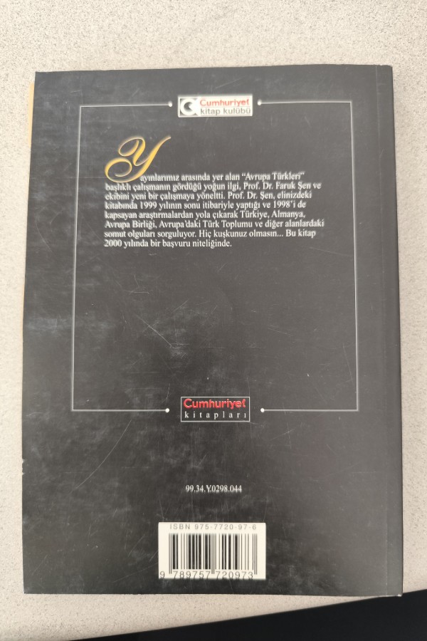 2000 YILININ EŞIĞINDE AVRUPA VE TÜRKIYE
