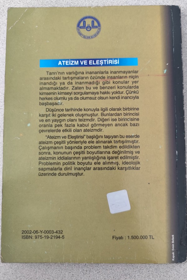 ATEIZM VE ELEŞTIRISI