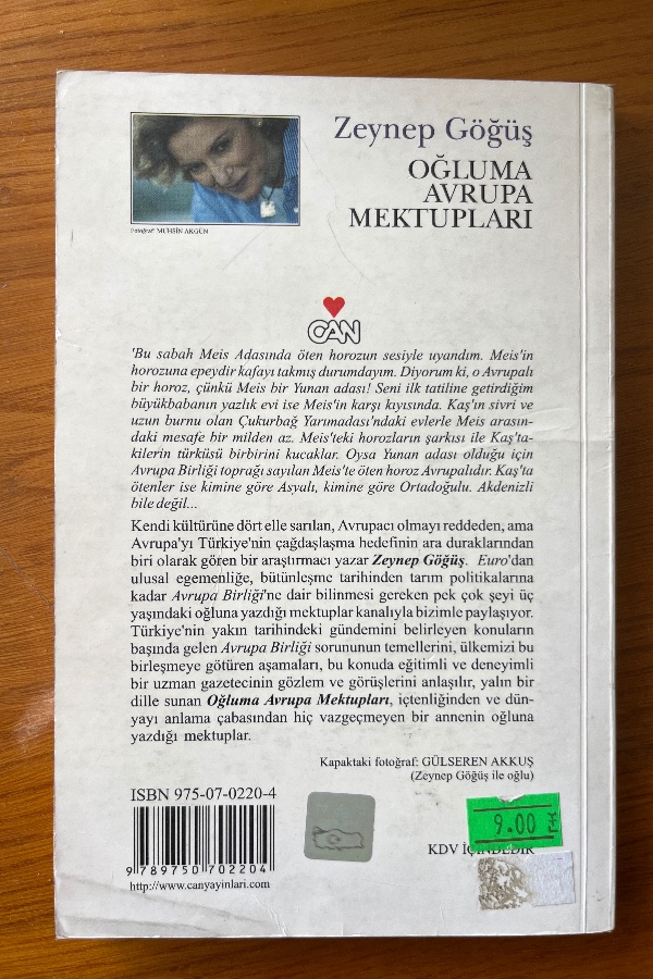 OĞLUMA AVRUPA MEKTUPLARI