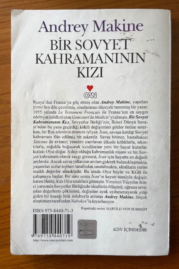 BIR SOVYET KAHRAMANIN KIZI