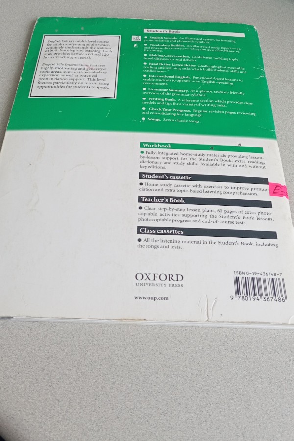 ENGLISH LIFE INTERMEDIATE WORKBOOK