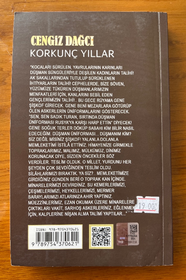 KORKUNÇ YILLAR