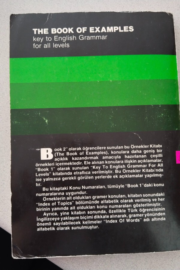 THE BOOK OF EXAMPLES NEY TO ENGLISH GRAMMAR