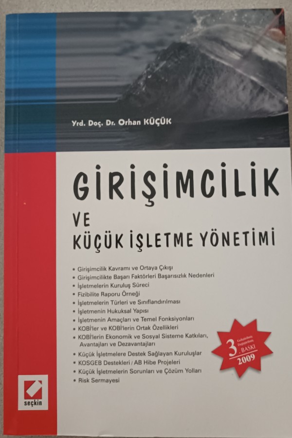 GIRIŞIMCILIK VE KÜÇÜK IŞLETME YÖNETIMI