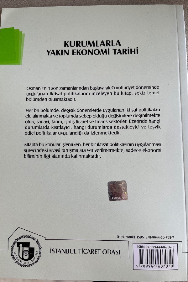 KURUMLARA YAKIN EKONOMI TARIHI