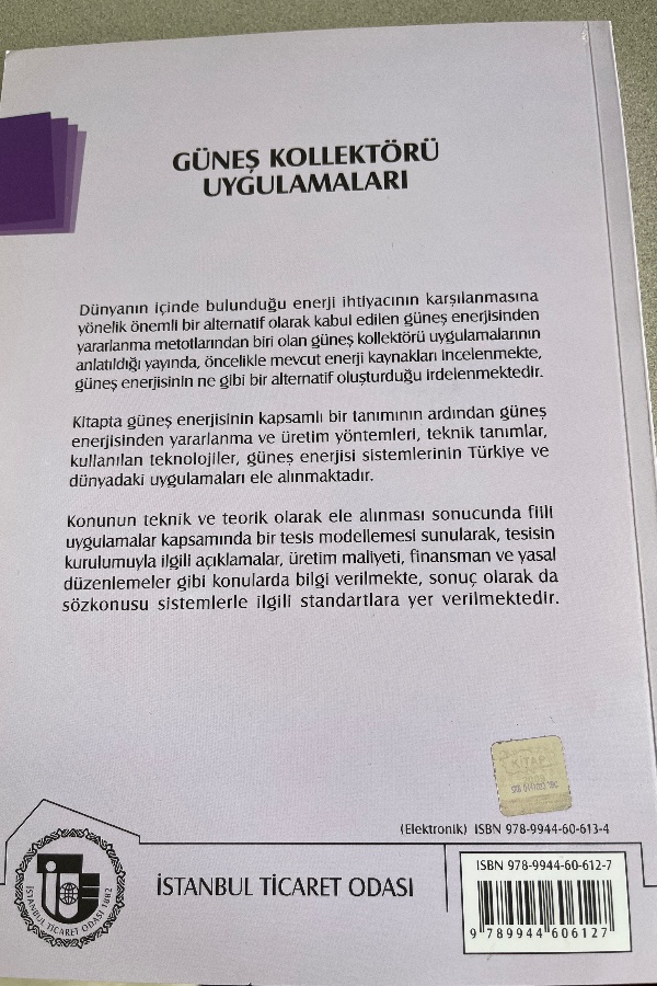 GÜNEŞ KOLLEKTÖR UYGULAMALARI