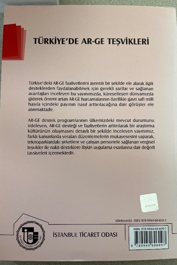 TÜRKIYE ‘DE AR GE TEŞVIKLERI