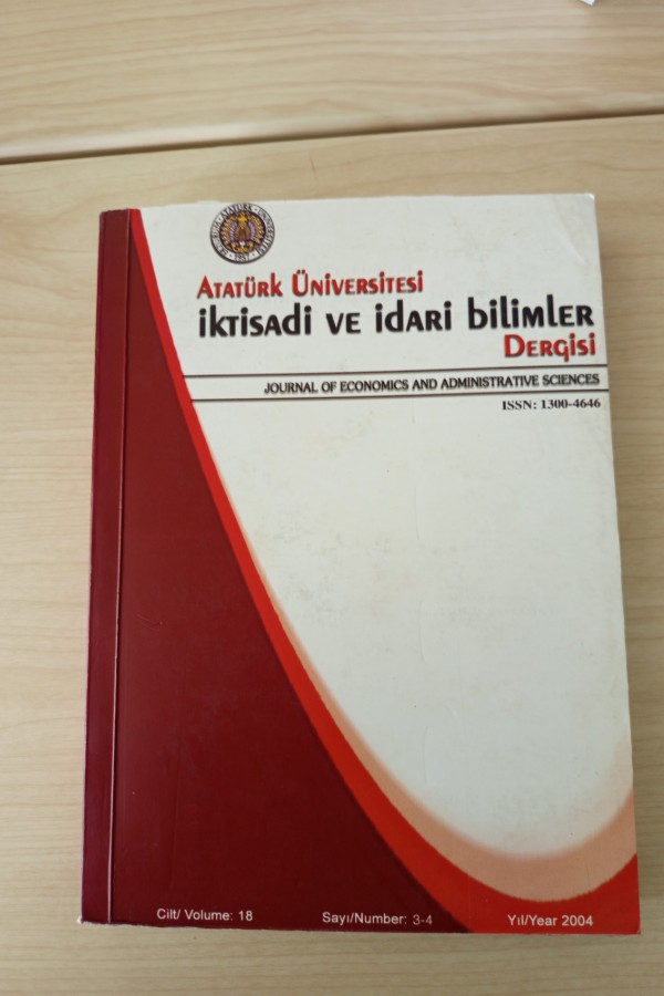 İKTISADI VE IDARI BILIMLER DERGISI