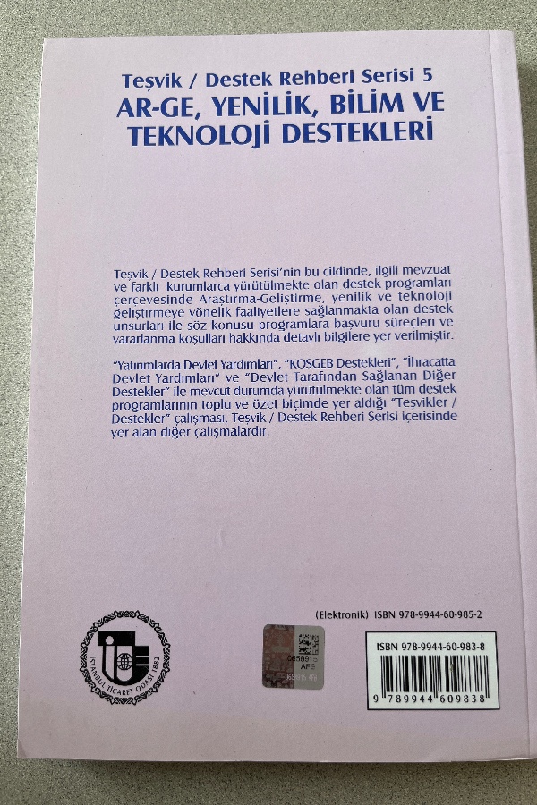 ARGE YENILIK BILIM VE TEKNOLOJI DESTEKLERI