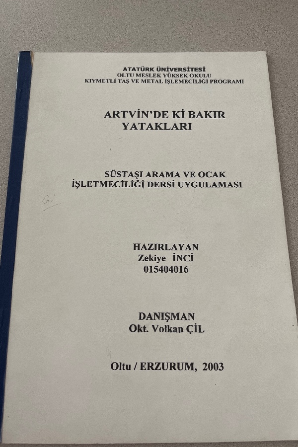 ARTVIN’DEKI BAKIR YATAKLARI