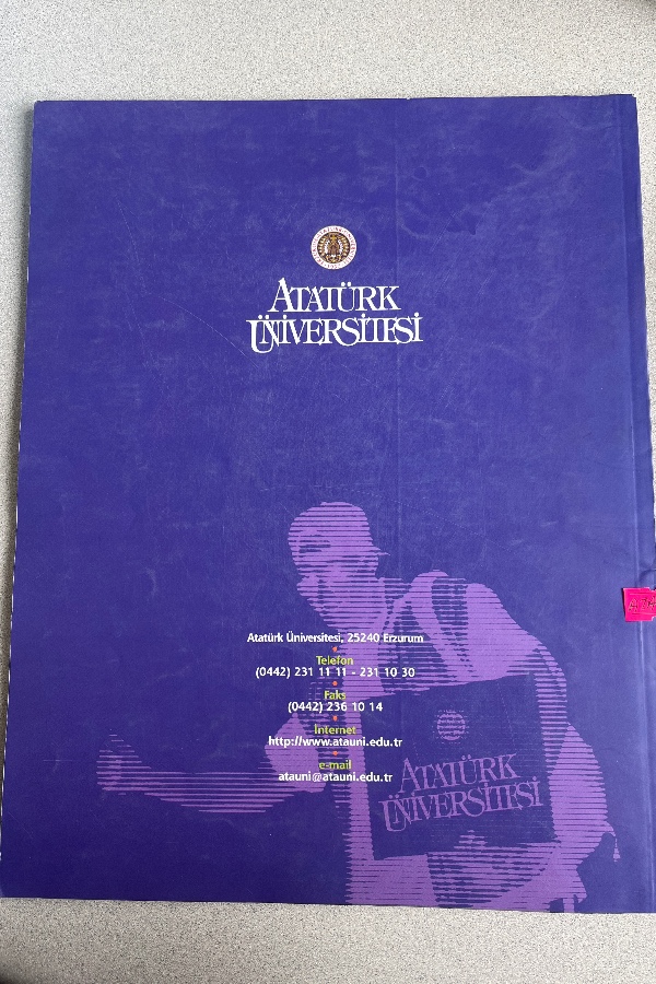 ATATÜRK ÜNIVERSITESI’NIN YILLIK HABER DERGISI
