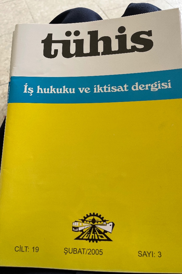 İŞ HUKUKU VE IKTISAT DERGISI