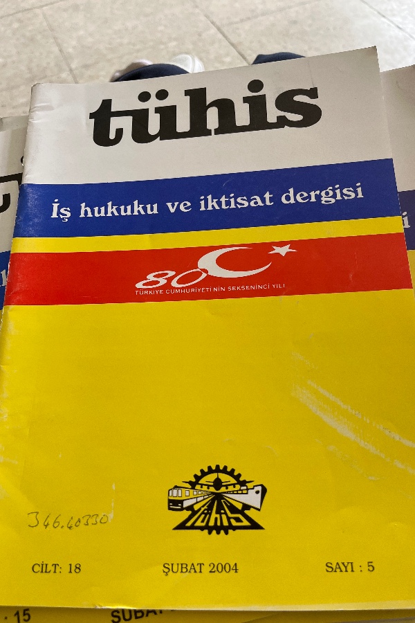 İŞ HUKUKU VE IKTISAT DERGISI