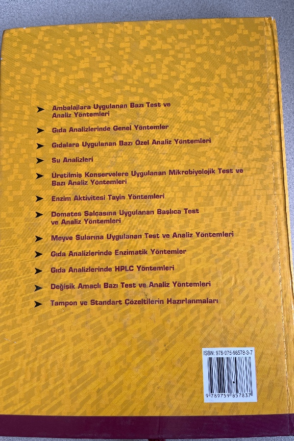 GIDA ANALIZLERI