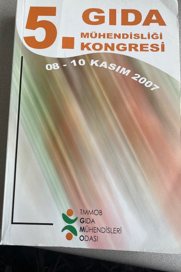 GIDA MÜHENDISILIĞI 5. KONGRESI