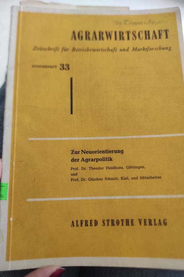 AGRARWIRTSCHAFT