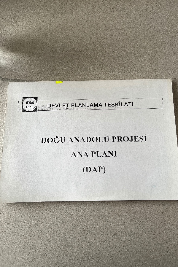DOĞU ANADOLU PROJESI ANA PLANI DAP