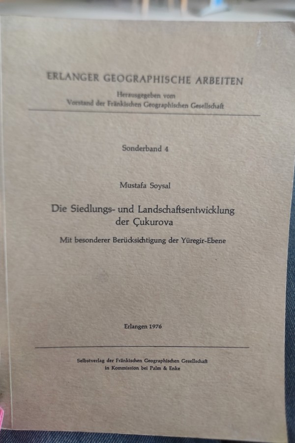 ERLANGER GEOGRAPHISCHE ARBEITEN