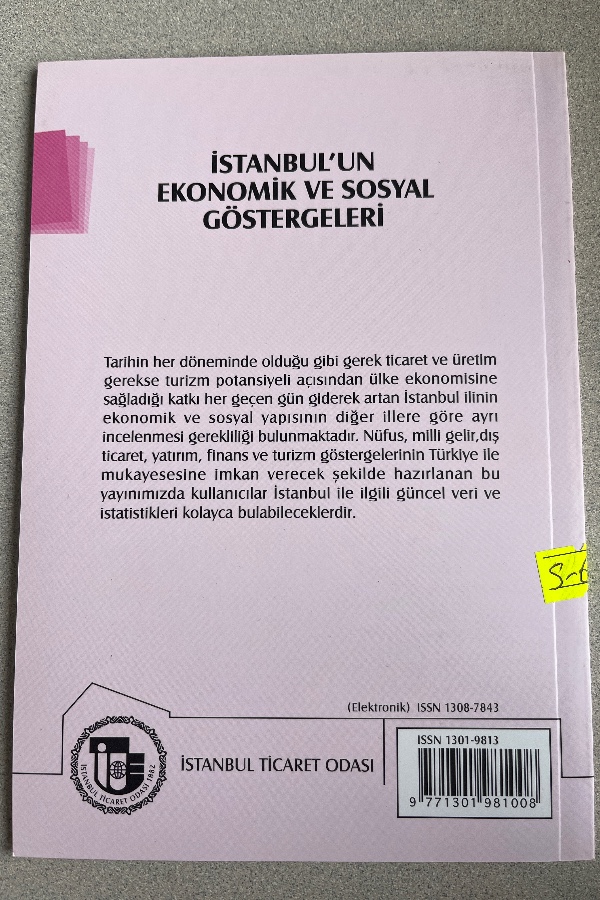 İSTANBUL’UN EKONOMIK VE SOSYAL GÖSTERGELERI