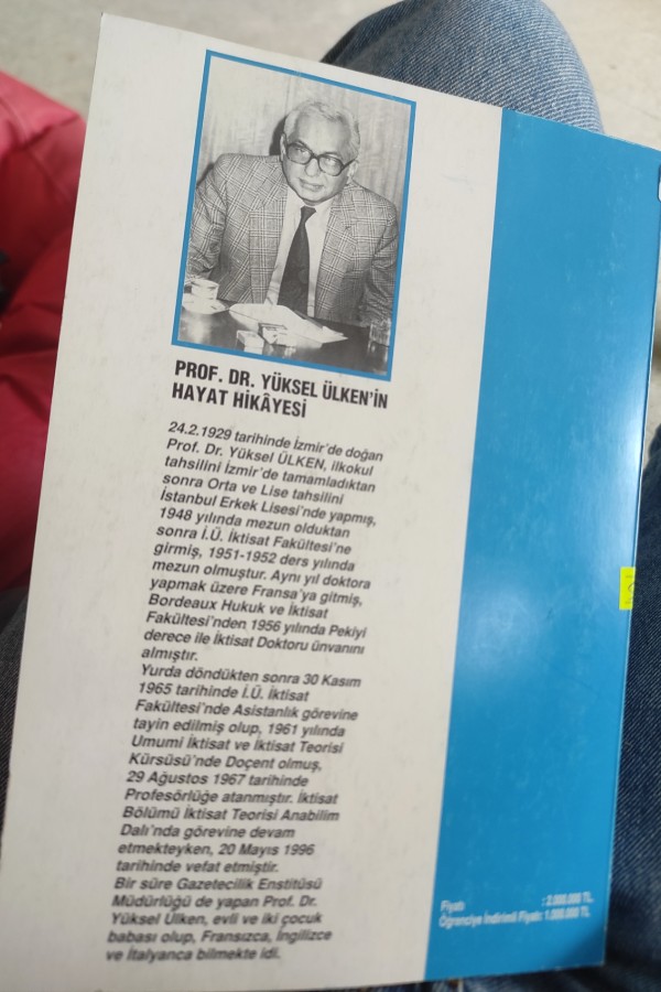 PROF.DR.YÜKSEL ÜLKEN'E ARMAĞAN