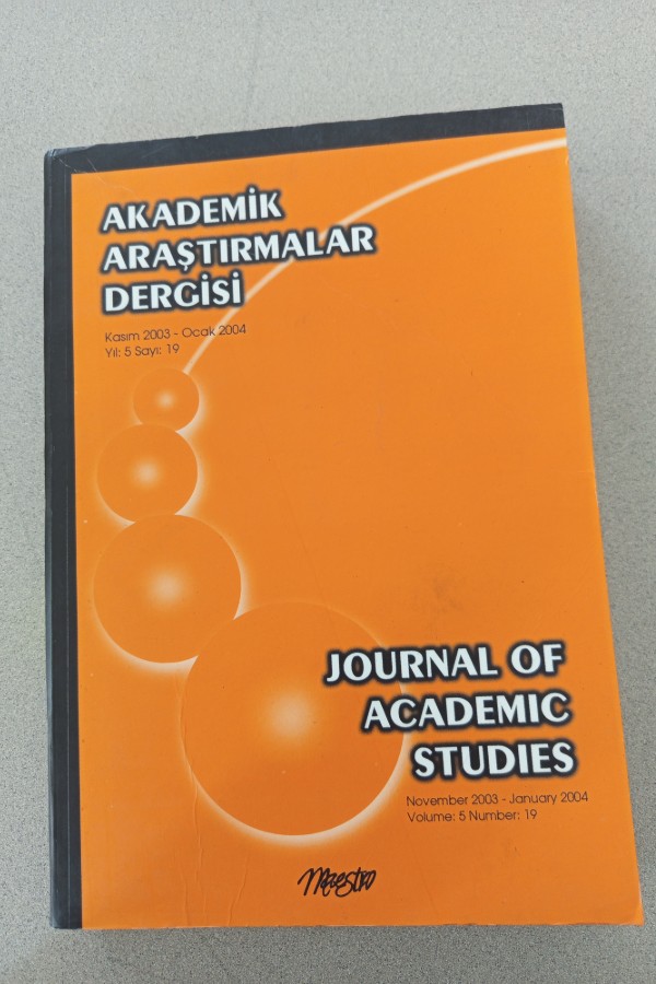 AKADEMIK ARAŞTIRMALAR DERGISI